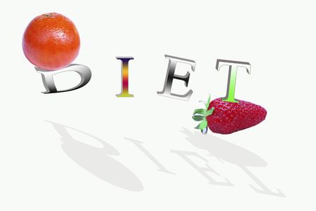 Lifestyle. Diet health and wellness. conceptual imageの写真素材