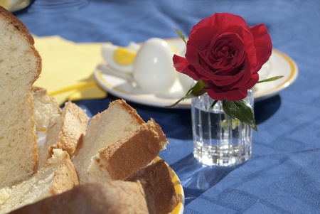 salty pizza at the taste of cheese, typical italian bread.