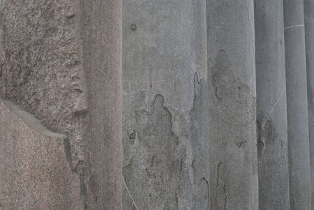 rome  Detail of the columnade of Bernini at St Peter squareの写真素材
