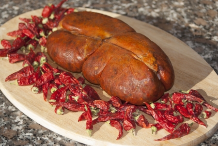 nduja , a typical spicy salami of the Calabriaの写真素材