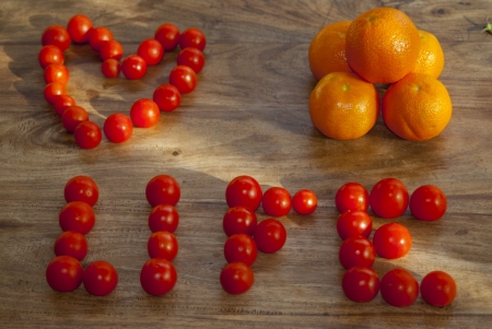 The food o the life: conceptual imageの写真素材