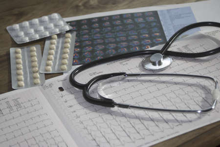 health and wellness  medicines and diagnostic for the health of the bodyの写真素材