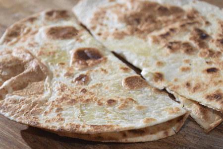 traditinal  Italian flatbread: piadina emilianaの写真素材