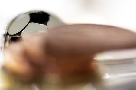 concept of business in the football worldの写真素材