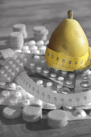 slimming diet wellness and plesant lifestyleの写真素材