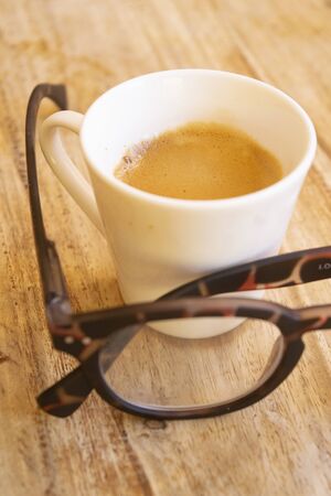 extra strong and creamy espressoの写真素材