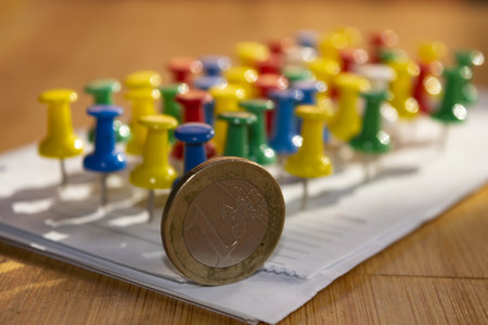 concept of european economy and monetary policyの写真素材