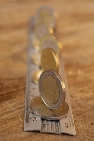 wealth and savings size as economic conceptの写真素材