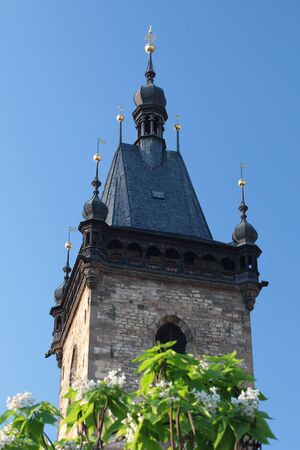 the tower of the Palace in the Vysehrad of Pragueのeditorial素材
