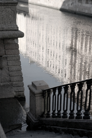 St. Petersburg, embankments, canals, bridges, canal Griboedovの写真素材