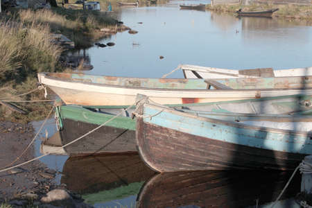 North Russia, White sea, Coelha, boats on the water