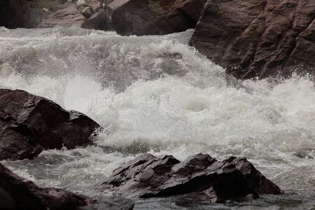 on the river Belaya thresholdの写真素材