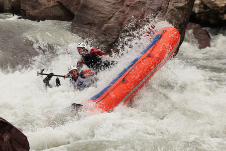 The competition on the river Belayaのeditorial素材