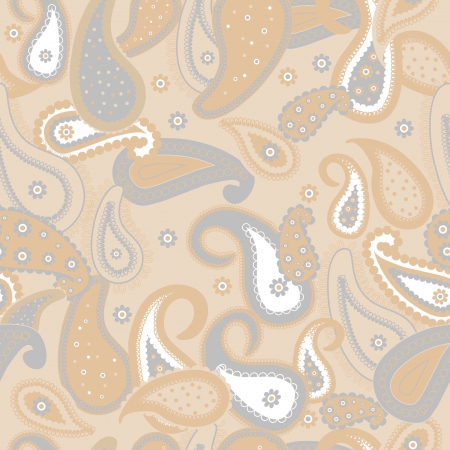 Seamless pattern with paisley. Colorful background. Vector illustrationのイラスト素材
