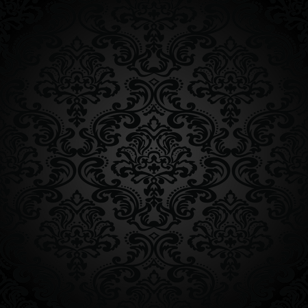 Seamless pattern background. Damask wallpaper. のイラスト素材