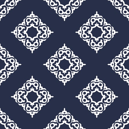 Luxury damask seamless motif .