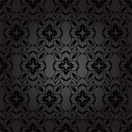 seamless pattern in Victorian style.のイラスト素材