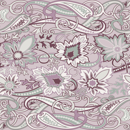 Seamless patternwith oriental motifのイラスト素材