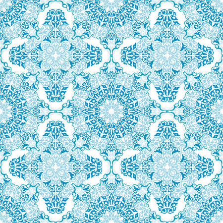 Vintage Background Traditional Ottoman motifs.Decorative colorful seamless pattern in mosaic ethnic style.Vector illustrationのイラスト素材