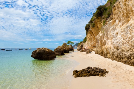 Beautiful beach of Setubal in Portugalの写真素材