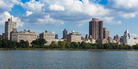 Central Park Lake in   Manhattan, New York - USAの写真素材