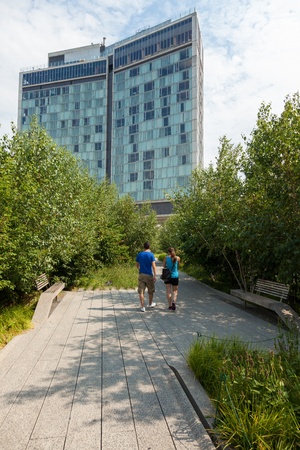 High line park in Manhattan, New York - USAのeditorial素材
