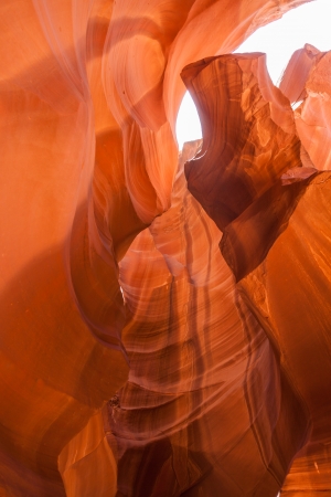 Upper antelope Canyon in the Navajo Reservation in Arizona - USAの写真素材