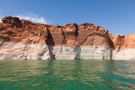 Lake Powell, in Glen Canyon  in Utah and Arizona - USAの写真素材