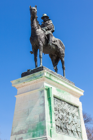 Ulysses S. Grant Memorial statue in Washington DC - USAの写真素材