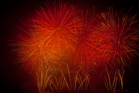 Switzerland - Geneva  fireworksの写真素材