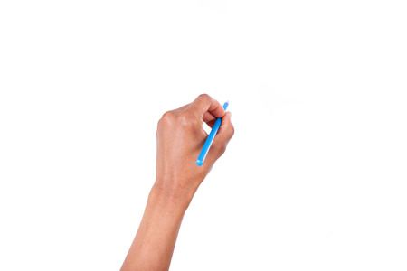 African American journalist protesting against terror and for expression freedomの写真素材