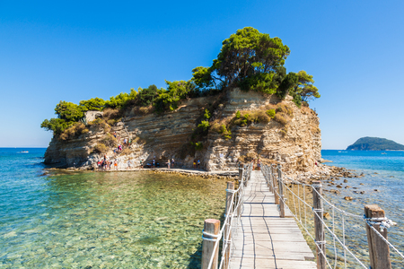 Cameo Island in Zakynthos (Zante) island, in Greeceの写真素材