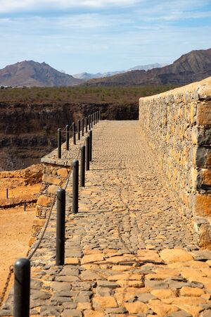 Cidade Velha old fort  in Santiago - Cape Verde - Cabo Verdeの写真素材