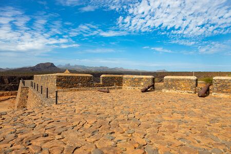 Cidade Velha old fort  in Santiago - Cape Verde - Cabo Verde