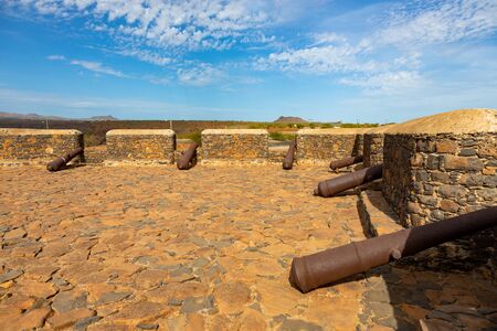 Cidade Velha old fort  in Santiago - Cape Verde - Cabo Verdeの写真素材