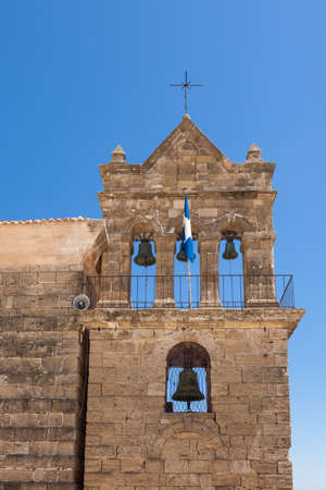 Old Church in Zakyntos town in Zante Island in Greeceの写真素材
