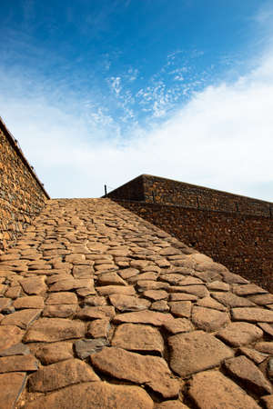 Cidade Velha old fort in Santiago - Cape Verde - Cabo Verdeの写真素材