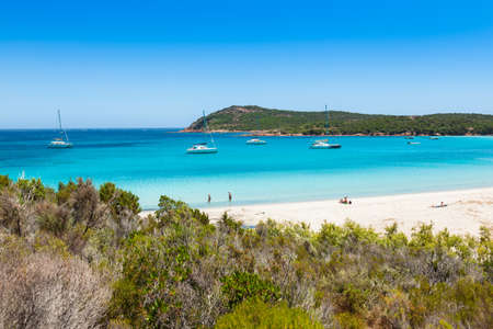 Rondinara beach in Corsica Island in Franceの写真素材