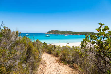 Rondinara beach in Corsica Island in Franceの写真素材