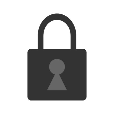 Closed lock iconのイラスト素材