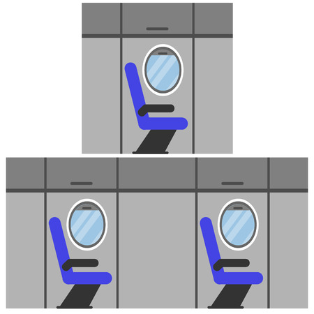 Plane indoor patternのイラスト素材