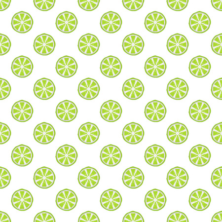 Colorful lime patternのイラスト素材