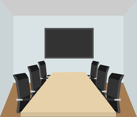 Nobody conference roomのイラスト素材