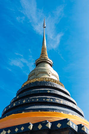 Temple with viewの写真素材