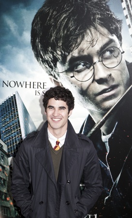 NEW YORK - NOVEMBER 15:  Actor Darren Criss attends the premiere of 'Harry Potter and the Deathly Hallows - Part 1' at Alice Tully Hall on November 15, 2010 in New York City.のeditorial素材