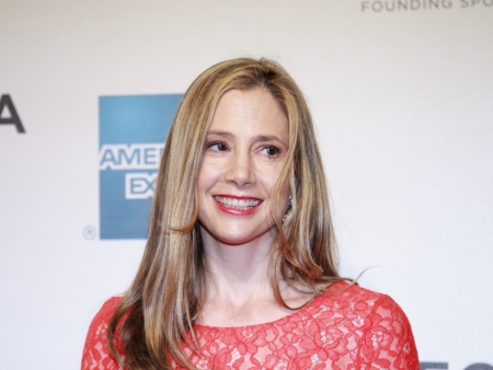 NEW YORK, NY - APRIL 17: Actress Mira Sorvino attend the 'Mistaken for Strangers premiere during the opening night of the 2013 Tribeca Film Festival at BMCC Tribeca PAC on April 17, 2013 in New York City.のeditorial素材