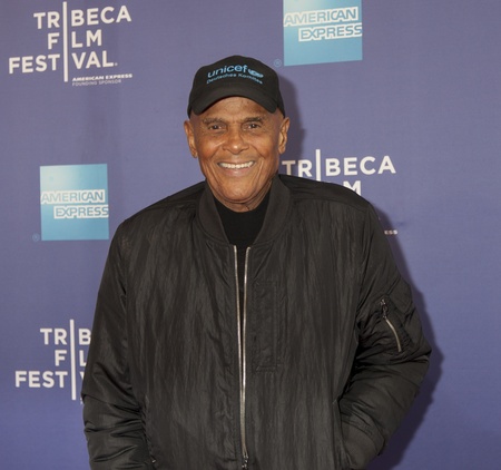 NEW YORK, NY - APRIL 24: Singer, songwriter, actor Harry Belafonte attends Tribeca Talks: After The Movie: Battle Of amfAR during the 2013 Tribeca Film Festival on April 24, 2013 in New York City.のeditorial素材