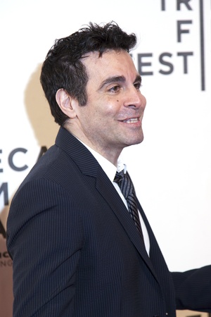 New York, USA - April 27, 2013: Actor Mario Cantone attends the closing night screening of のeditorial素材