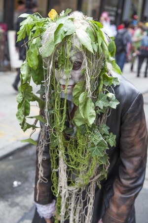 NEW YORK, NY - MAY 18: Unidentified participant in costume poses during 7th New York Dance Parade on May 18, 2013 in New York City.のeditorial素材