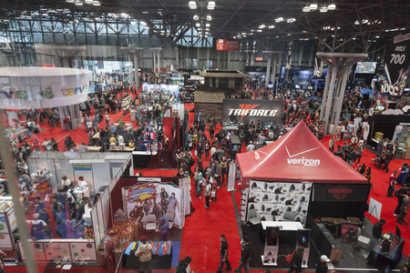 NEW YORK - October 13  General view of atmosphere during Comic Con 2013 at The Jacob K  Javits Convention Center on October 13, 2013 in New York City のeditorial素材